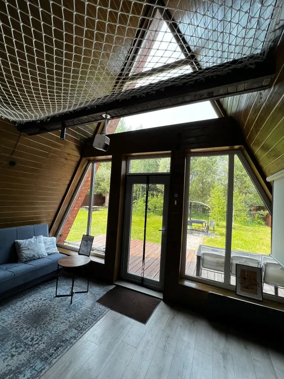 Уютный романтический домик А-фрейм