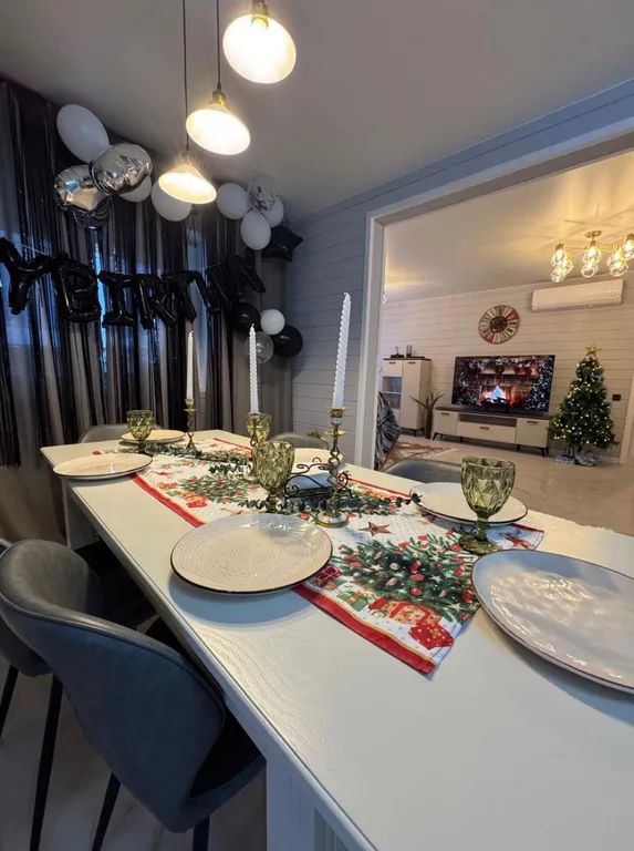 Коттедж Новый дом с баней в Подмосковье — Лопотово