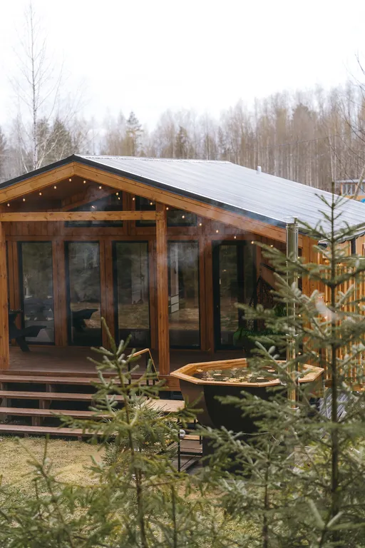 Дом 76m2 — чан, кухня, Wi-Fi