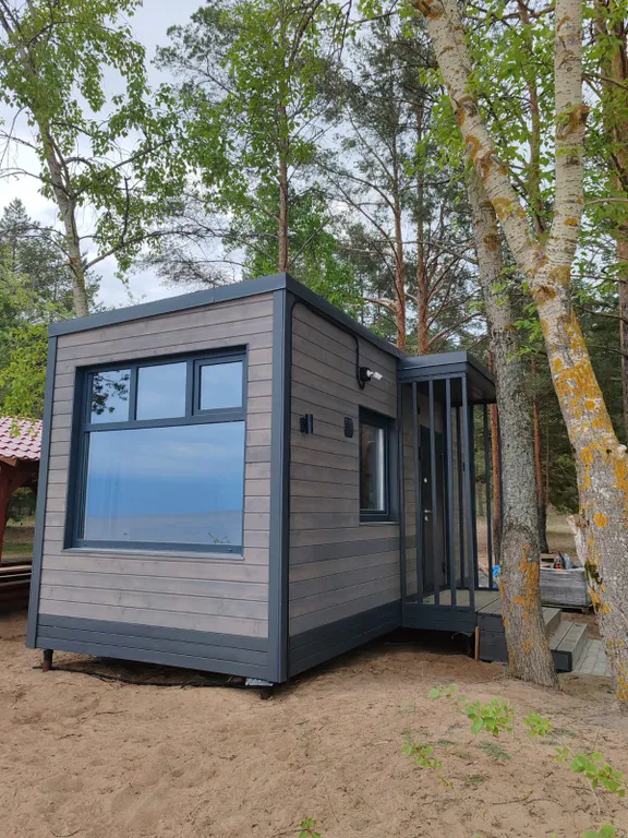 Видовой коттедж на первой береговой линии Финского залива.