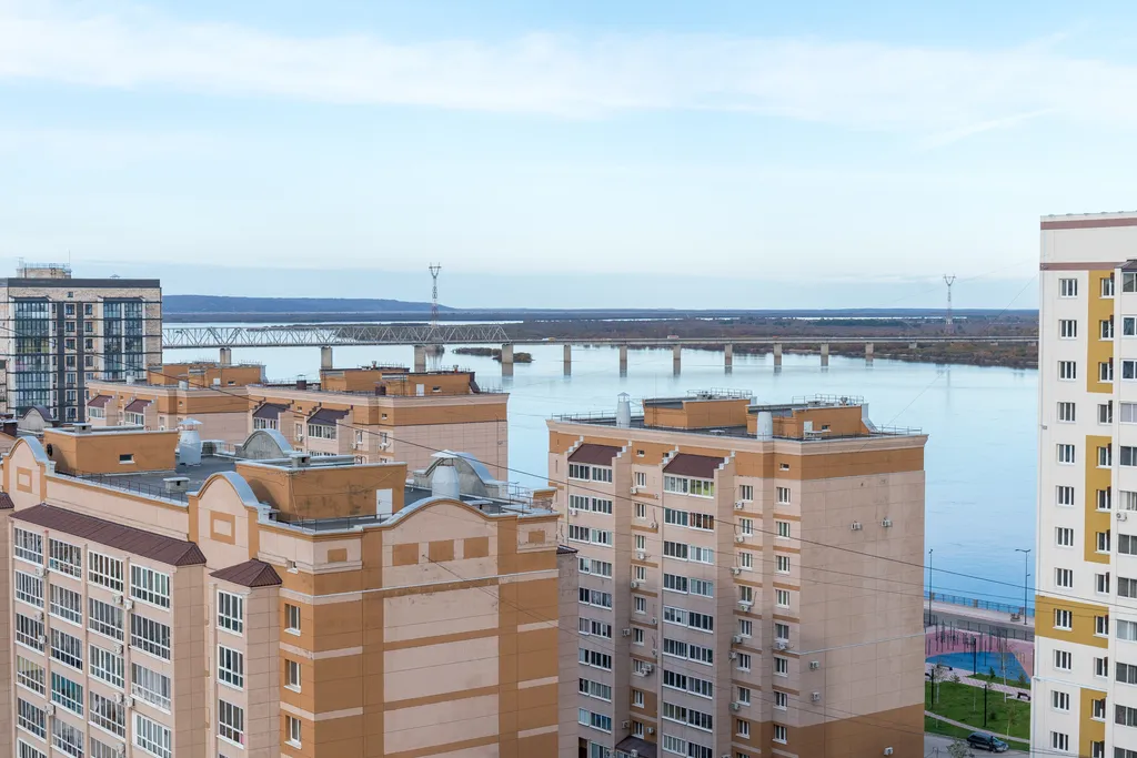 Квартира с видом на реку Зея