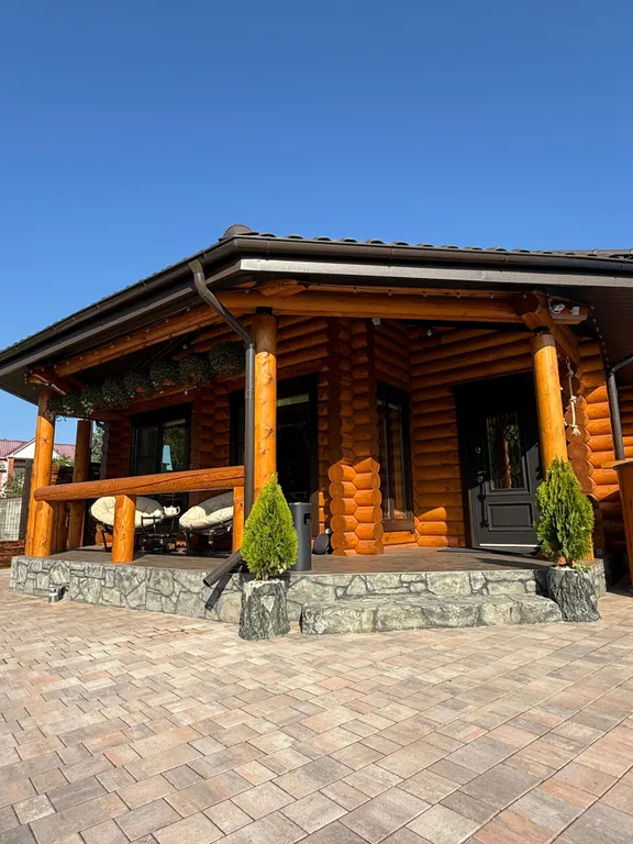 Комфортабельный дом из сруба в живописном месте