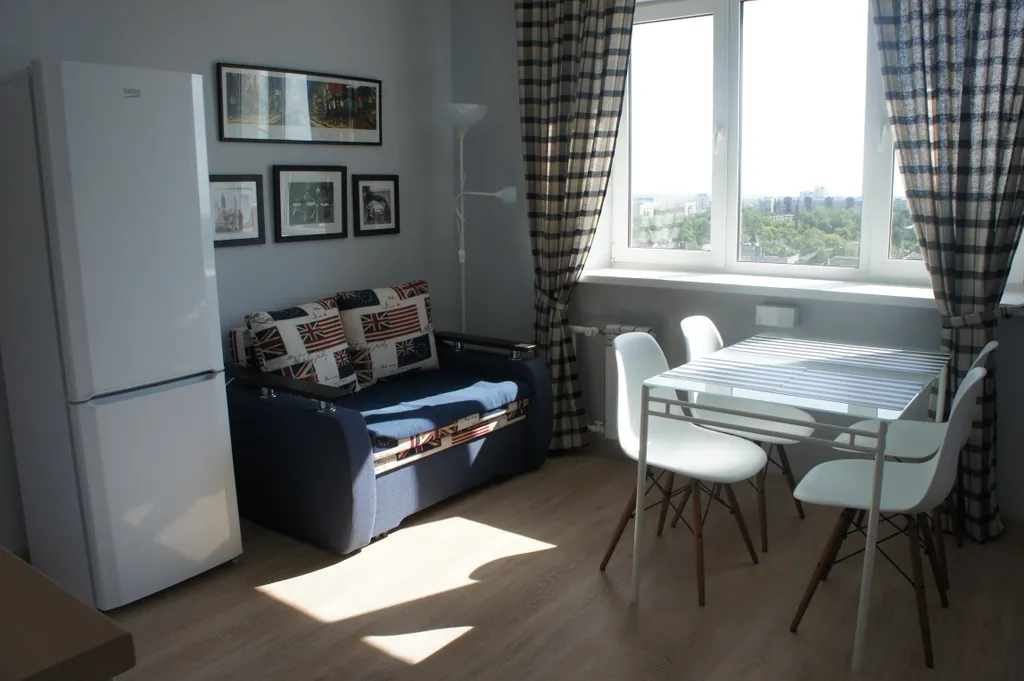 Квартира в прохладных тонах