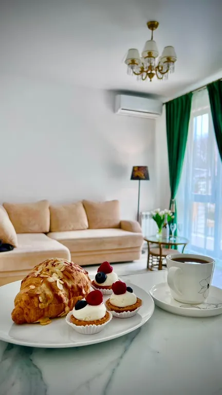 Шикарная квартира люкс Курортная жизнь с балконом