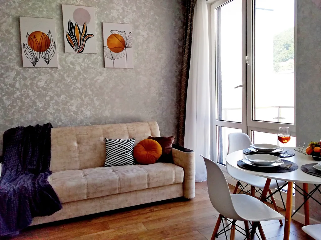 Квартира Квартира Уютная студия с заботой о вас даже в мелочах — Адлер