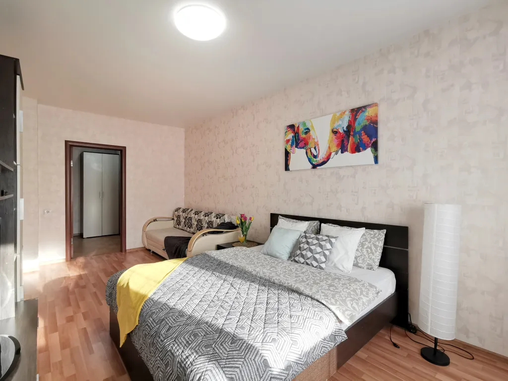 Уютная однокомнатная квартира с видом Волгу