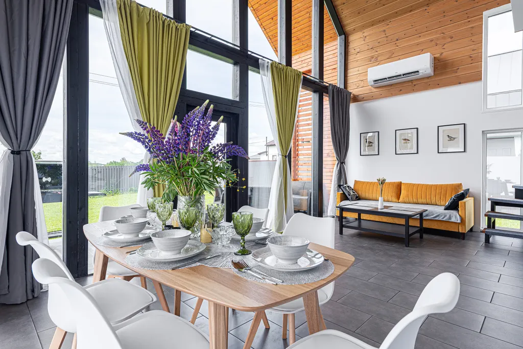 Современный барн вблизи лучших склонов Подмосковья