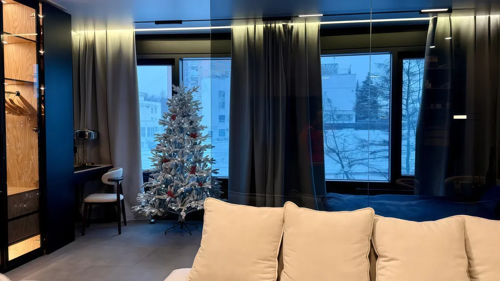 Новогодние дизайнерские апартаменты в центре Ижевска