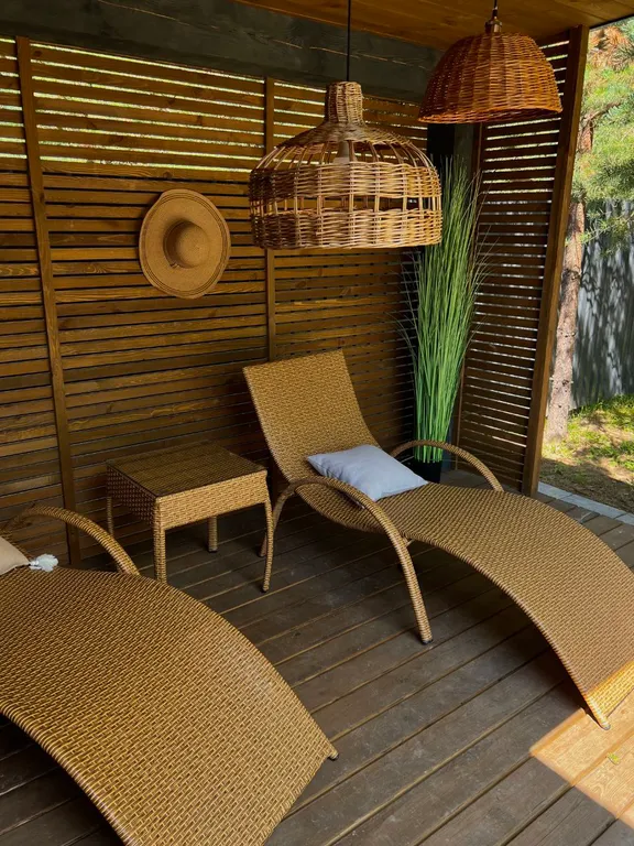 Уютный треугольный VIP дом в 25км от Минска с горячей купелью и баней