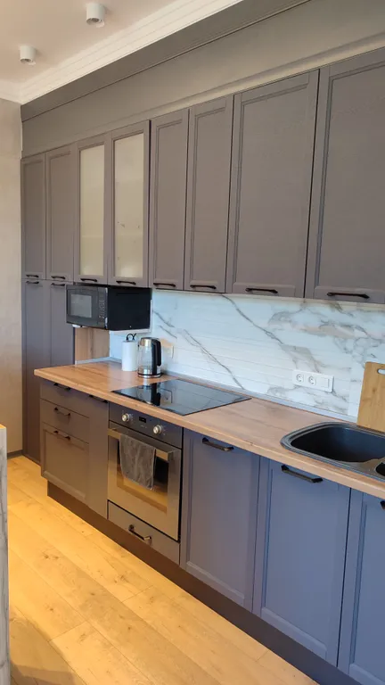 Апартамент Любимое Небо - море и горы - наслаждаться лежа на кровати