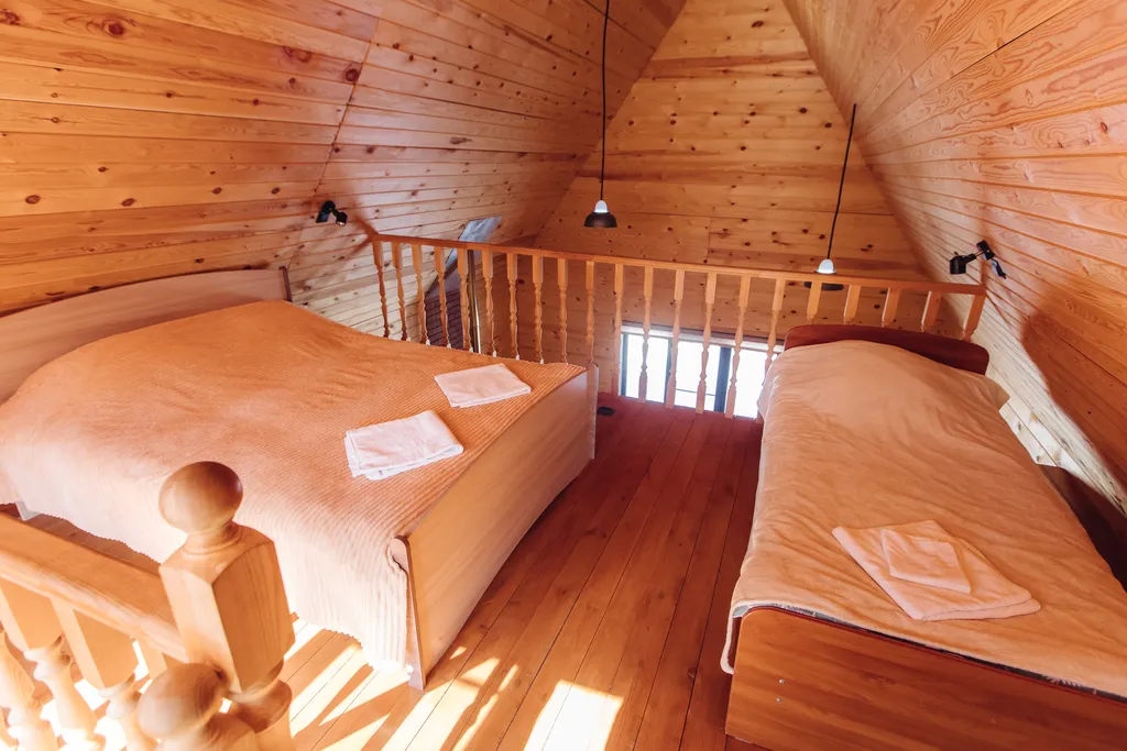 Домик на Байкале в скандинавском стиле