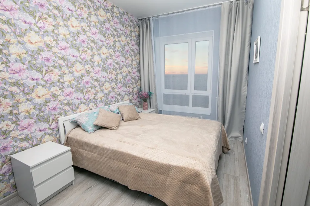 Апартаменты с закатом на озеро