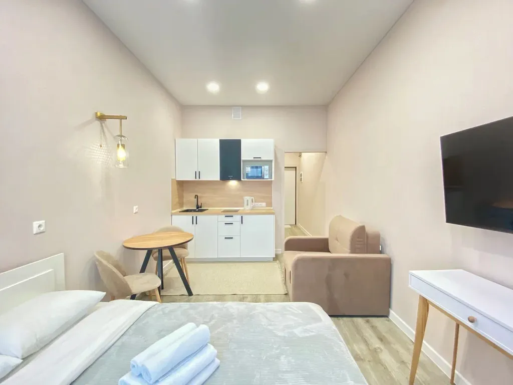 Студия апарт-комфорт beige в жк сердце Ярославля (жд яр. Главный)