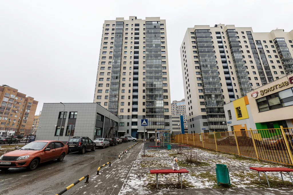 Квартира у аквапарка Ривьера с 2 кроватями и диваном