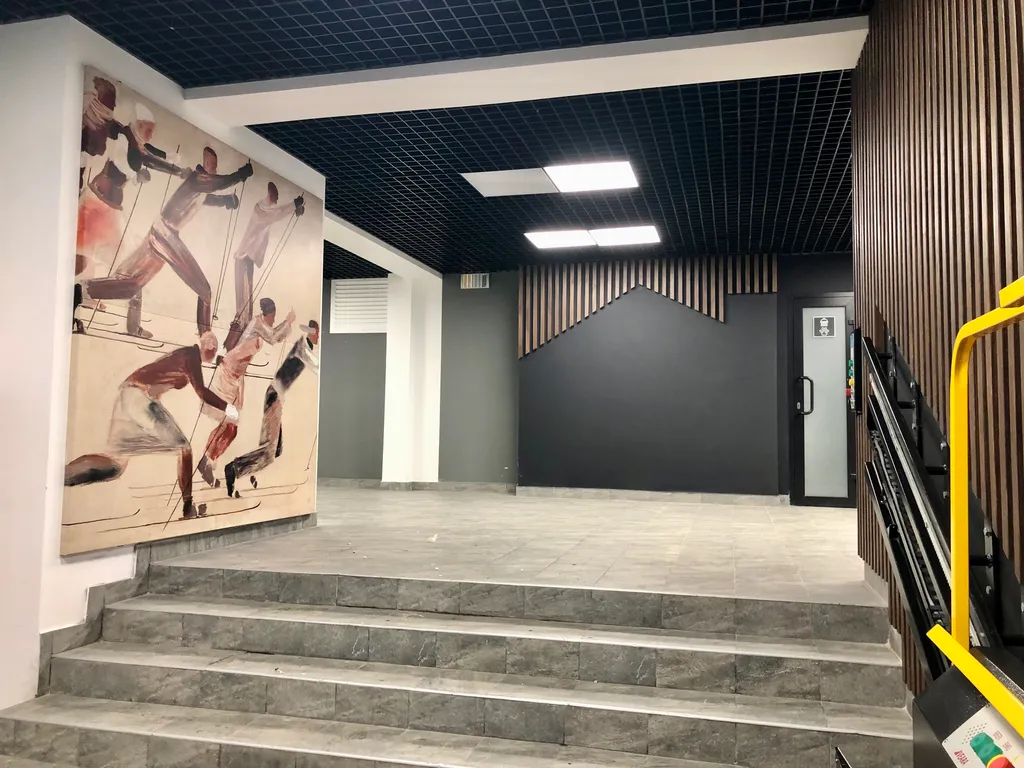 Просторная студия с красивым видом с высоты