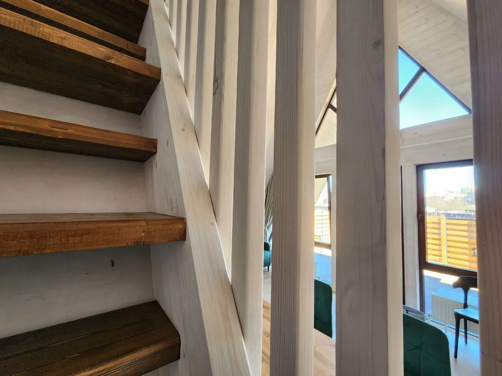 Aframe_kmv дом с джакузи желаемой температуры