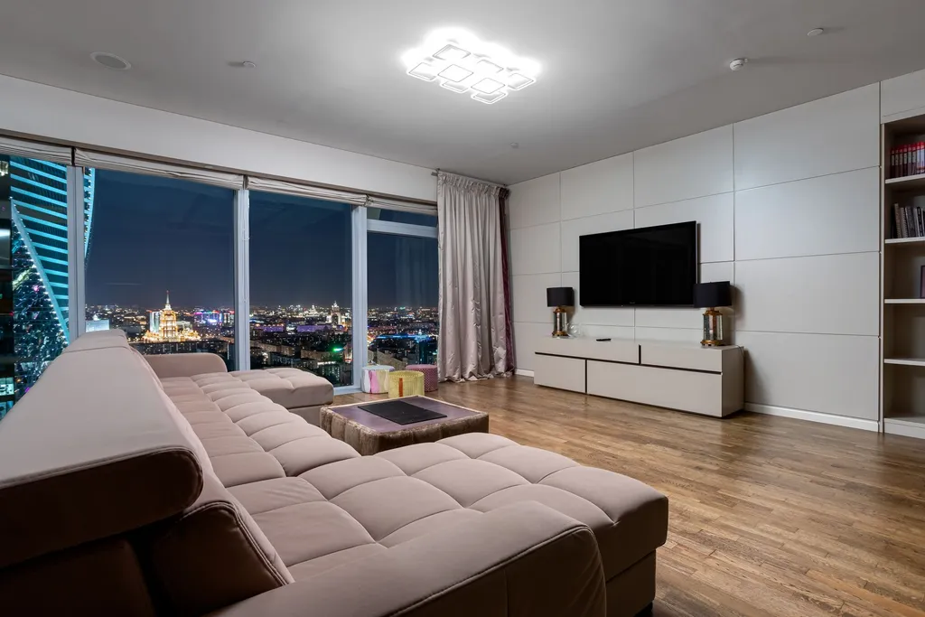 Апартаменты Москва Сити вид - золотой угол