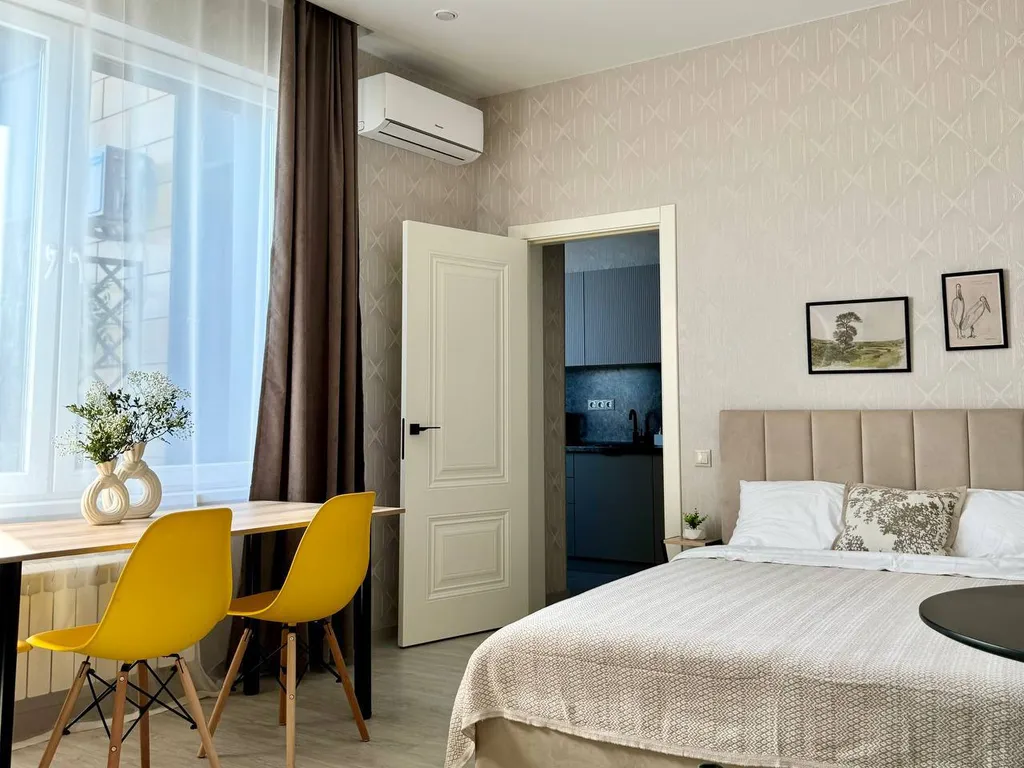 Квартира Светлая студия для четырёх гостей рядом с Термы Видное — аренда посуточно в Видное