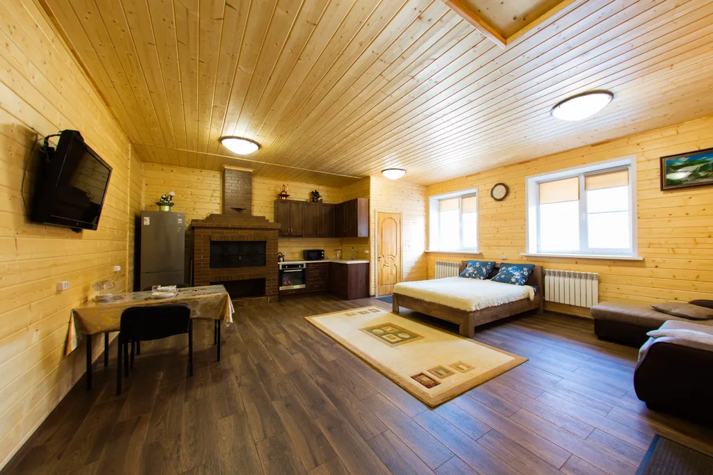 Дом - Студия с двуспальной кроватью и раскладным диваном