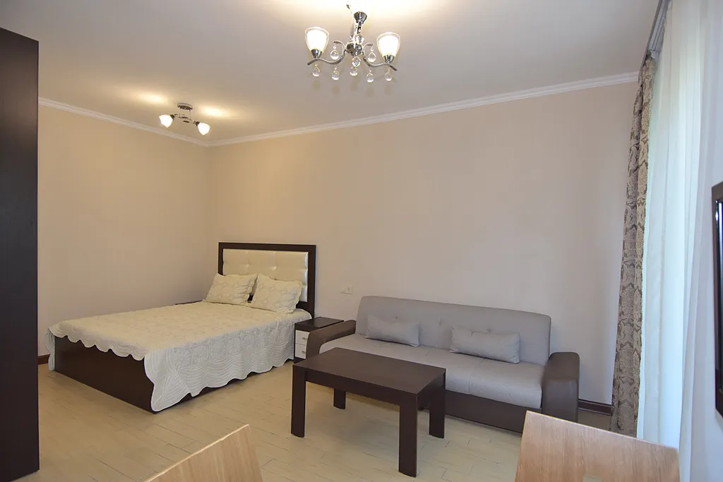 Уютная студия  с балконом в самом сердце Еревана