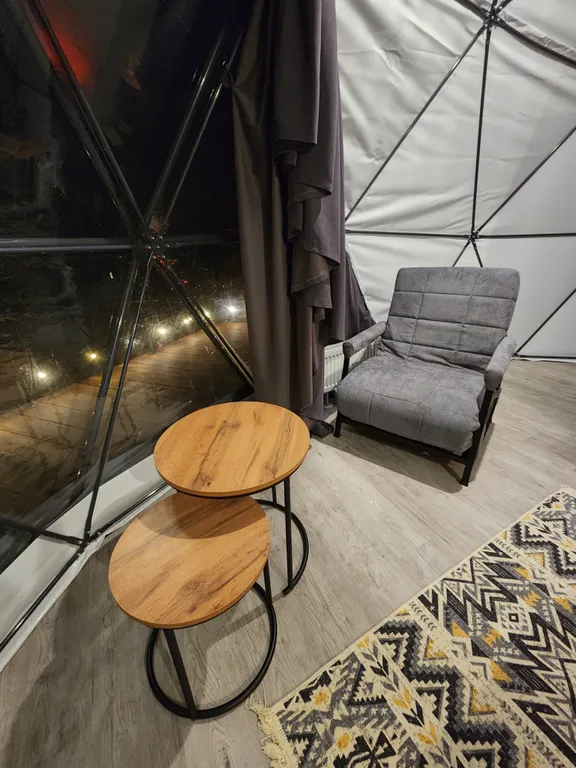 Теплая сфера геокупол на горе - глэмпинг 11 Гор Алтая (Белокуриха)