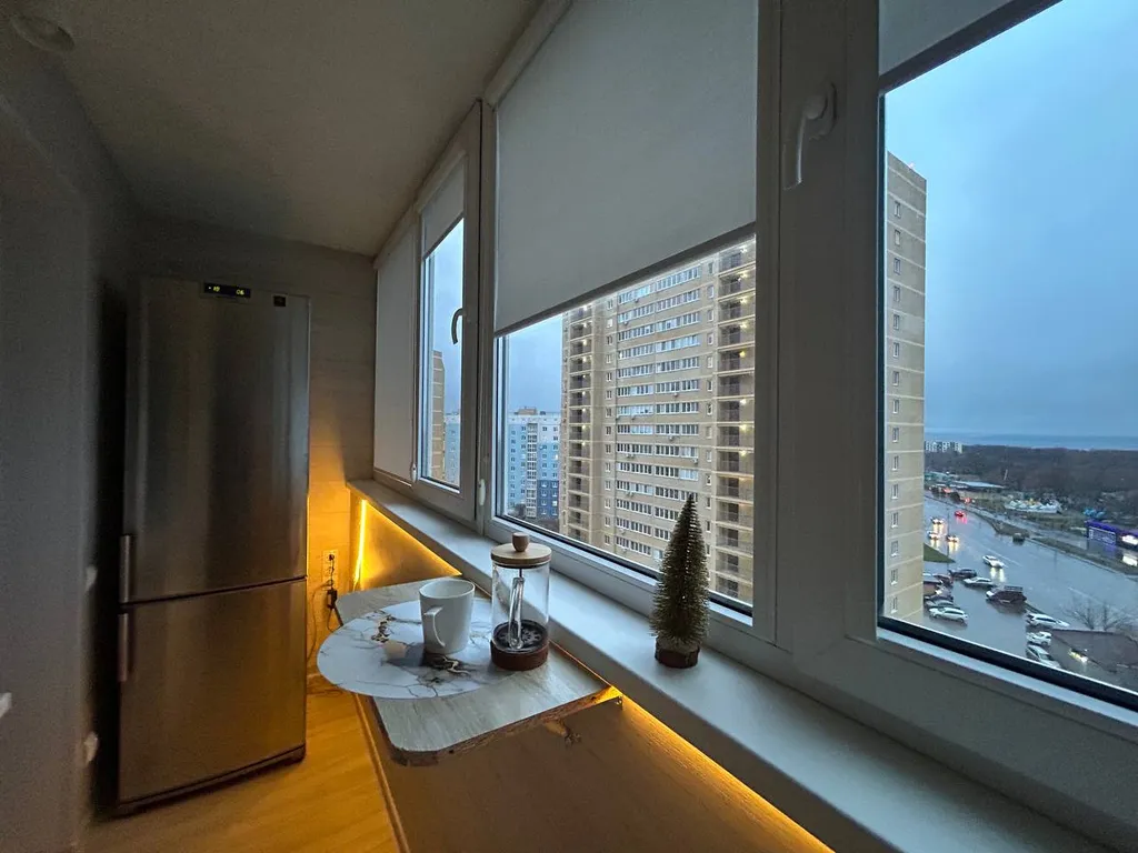 Студия с видом на Волгу на 10 этаже