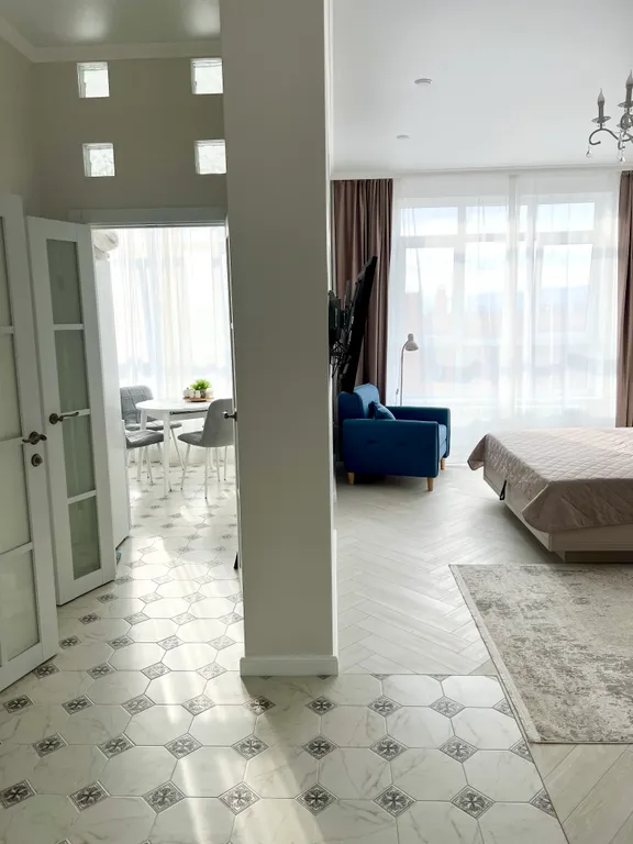 Уютные апартаменты в жилом комплексе комфорт-класса с видом на горы