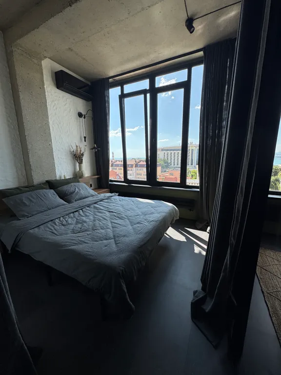 Квартира Большая 1к квартира в стиле эко-лофт, с панорамным видом на море — Геленджик