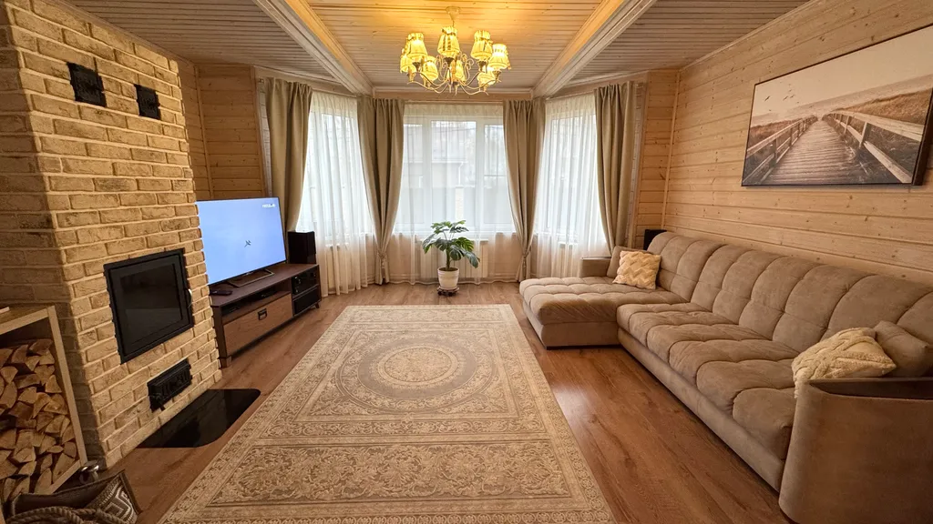 Коттедж с сауной и зоной BBQ