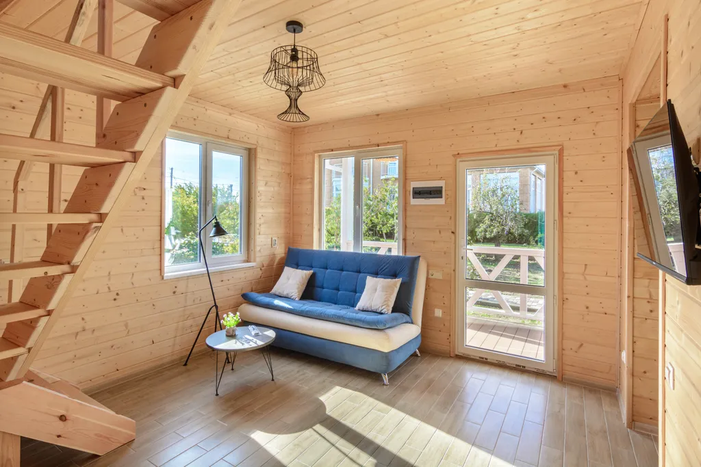 Уютный дoмик на ухоженном участке