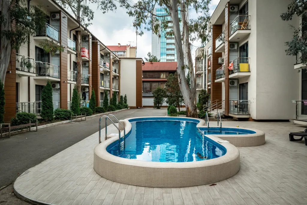 Апартамент в курортном городке в ЖК с бассейном