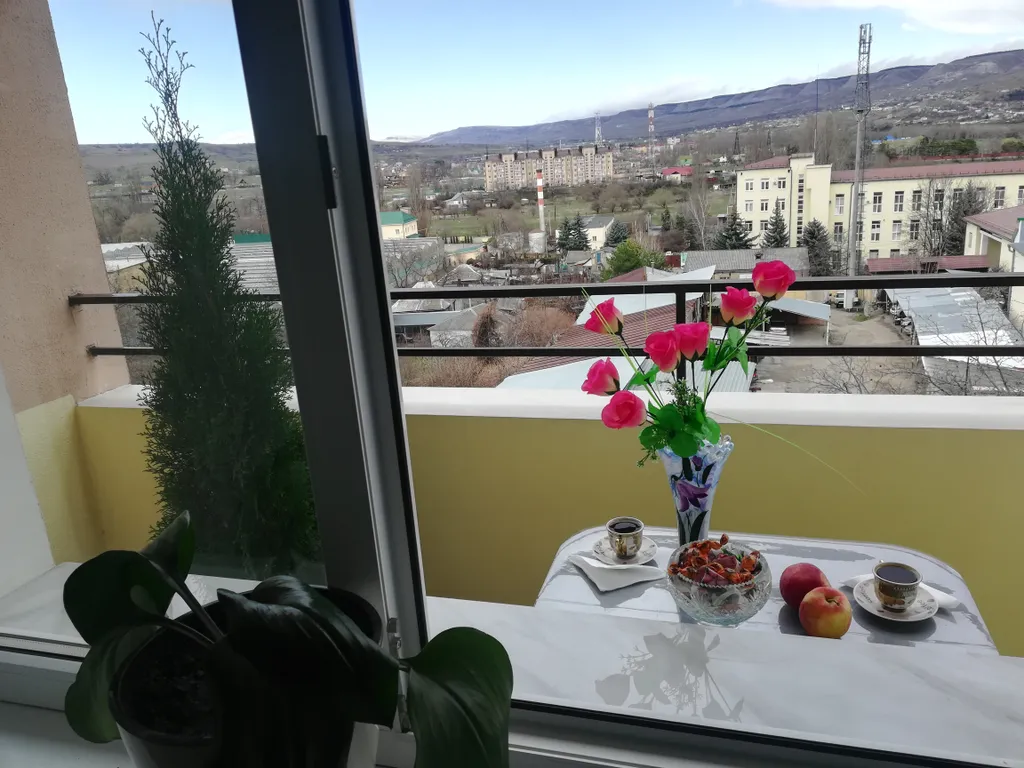 Уютная квартира с видом на горы