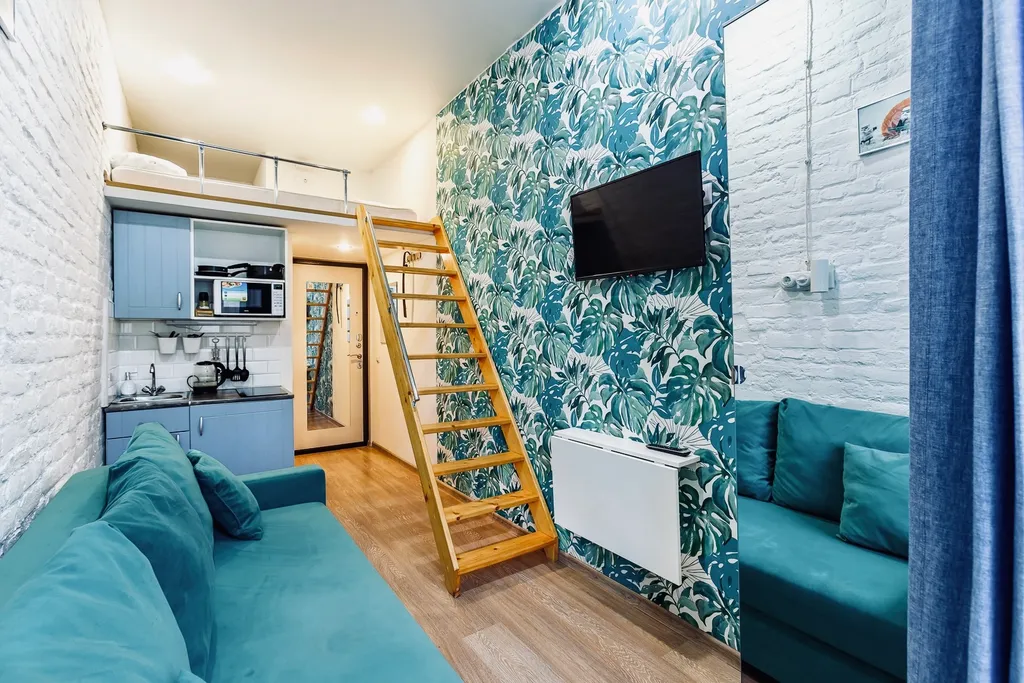 Квартира Квартира Четырёхместный двухуровневый апартамент — Санкт-Петербург