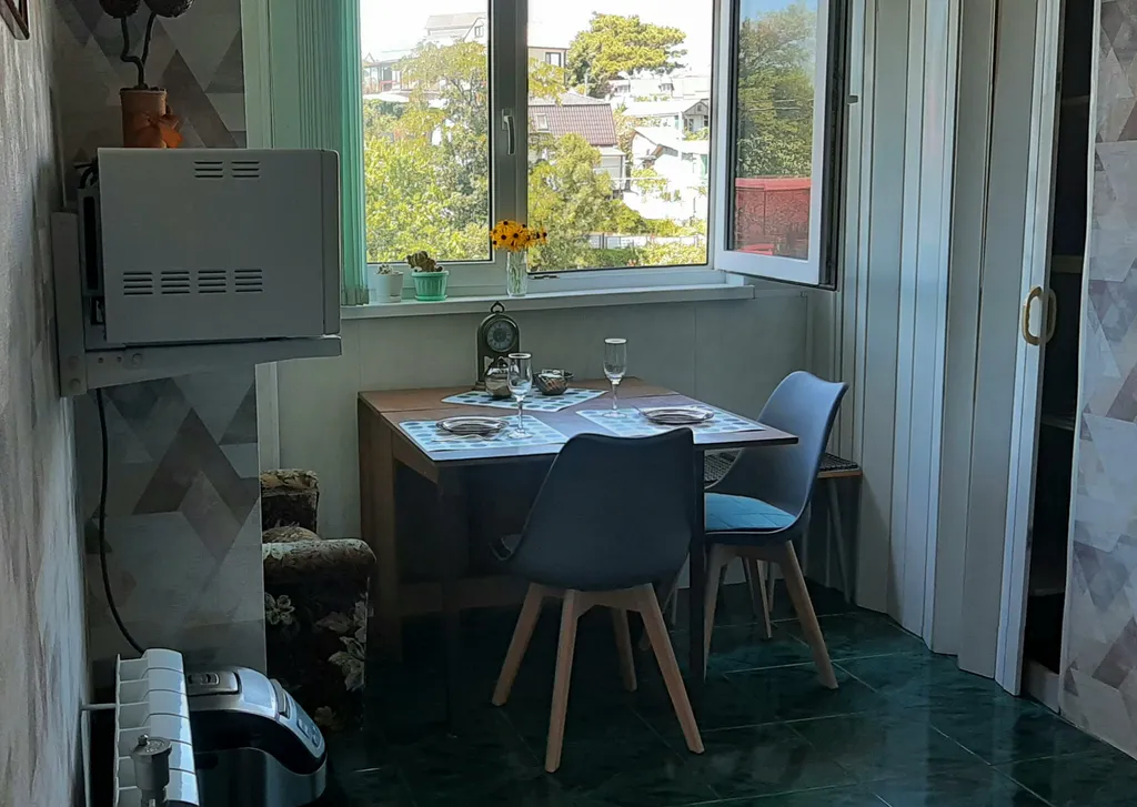 Двухкомнатная квартира для семейного отдыха с видом на море