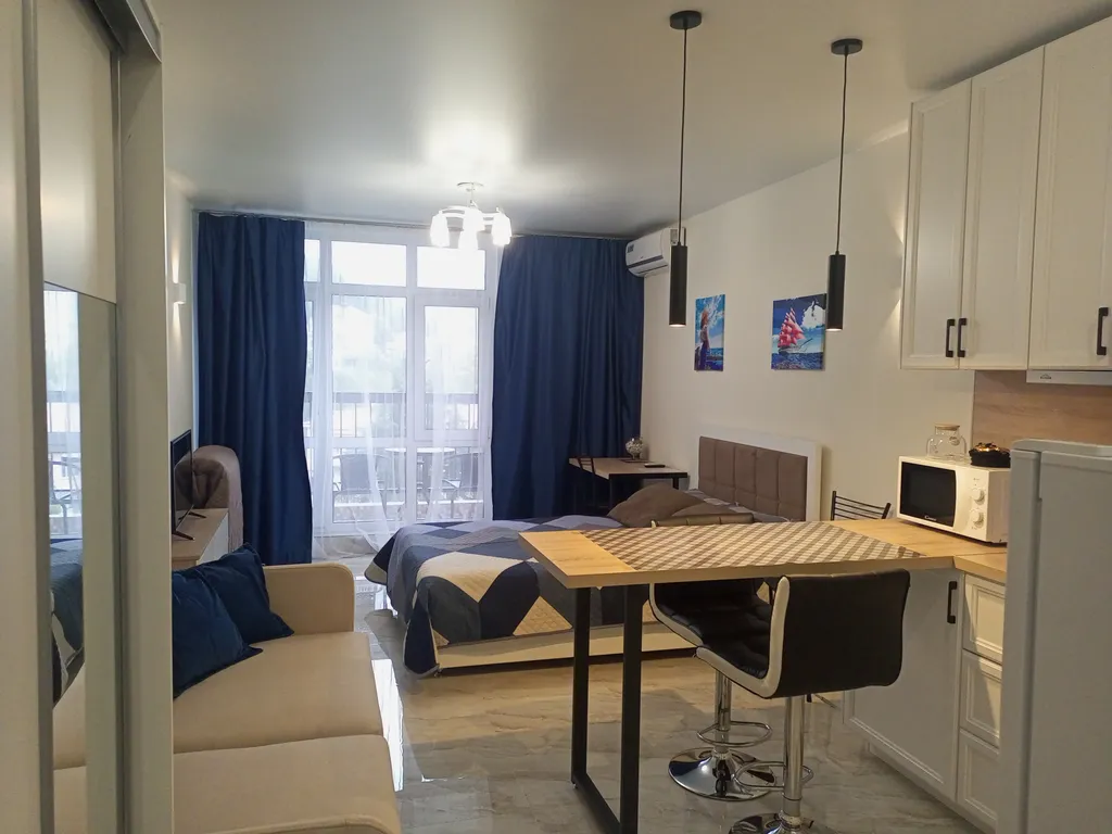 Уютная студия для идеального отдыха рядом с морем