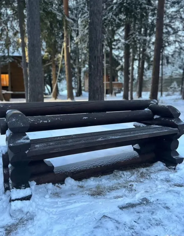 Коттедж с сауной на участке с хвойным лесом поблизости от Красноярска