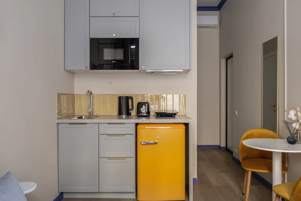 Квартира Квартира Уютная студия с кондиционером — Санкт-Петербург