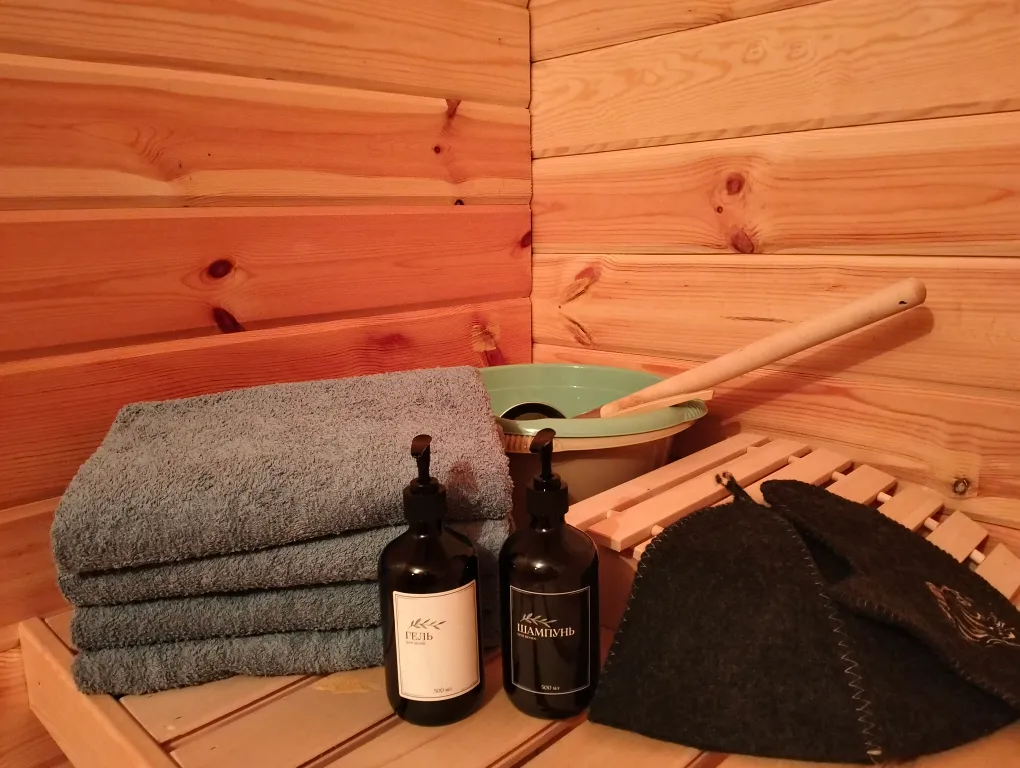 Дом с баней и чаном Просторы Грин