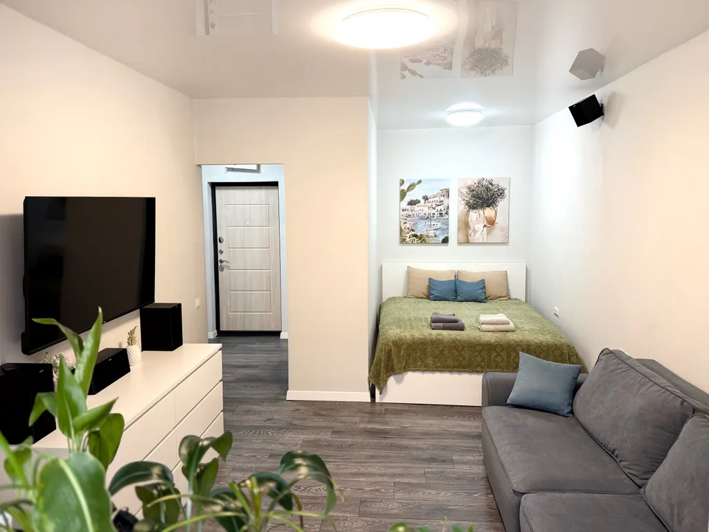 Квартира Уютная однокомнатная квартира в хорошем районе — Краснодар