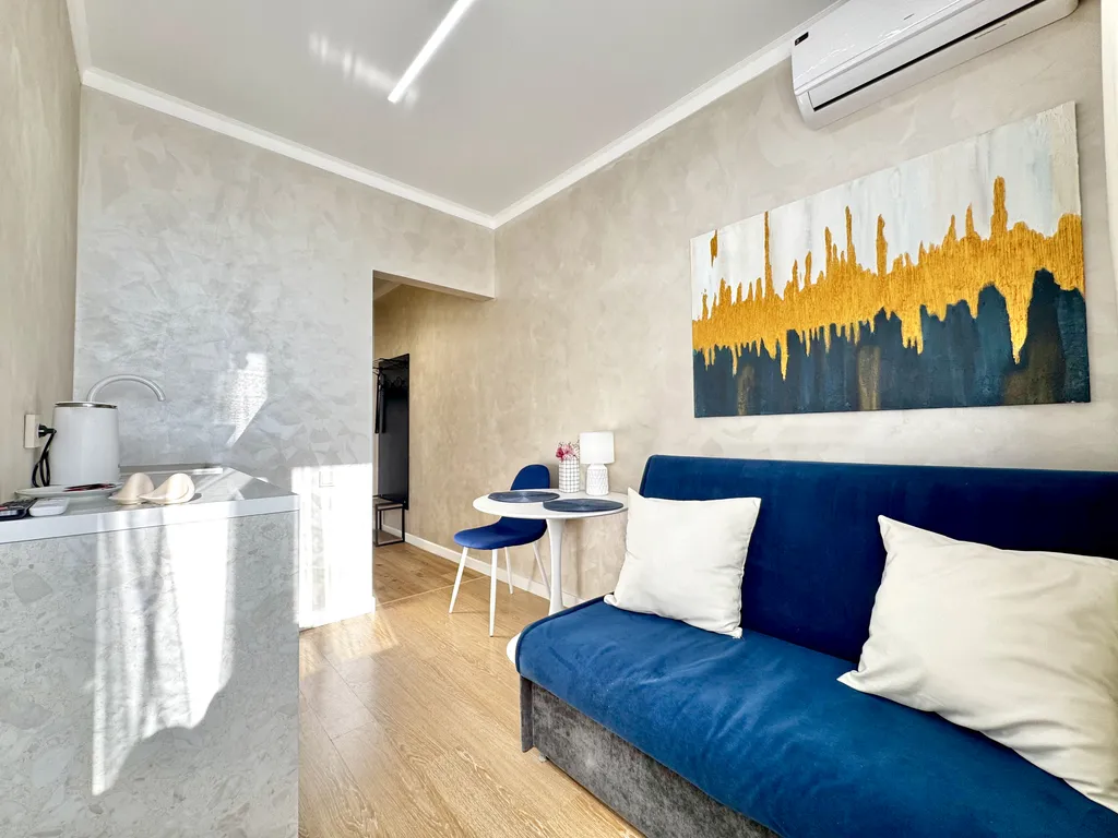 Уютная студия с панорамным видом на город!