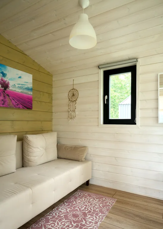 Дом Хвоя с баней с видом на ручей