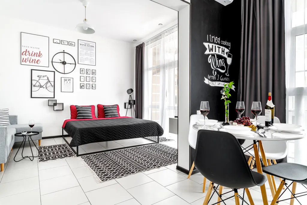 Квартира Квартира Дизайнерская студия с видом на море от Home Group apartments — Геленджик