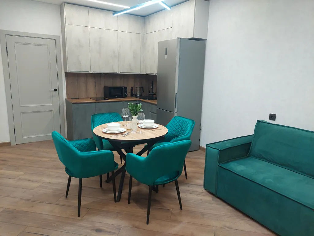 Уютная однокомнатная квартира с дизайнерским ремонтом