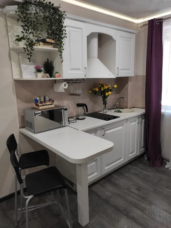 Студия с дизайнерским ремонтом Замок, собственное крыльцо