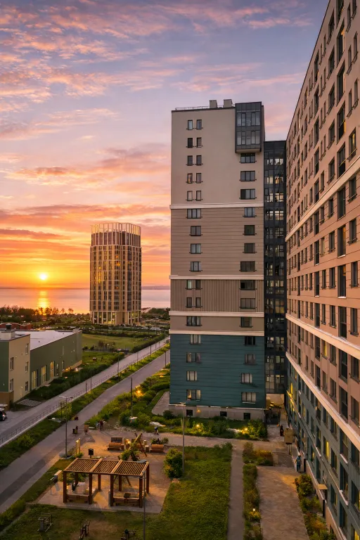 Квартира Квартира Студия у Финского залива на намыве Васильевского острова — Санкт-Петербург