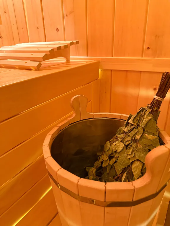 Атмосферный дом с русской печью и баней