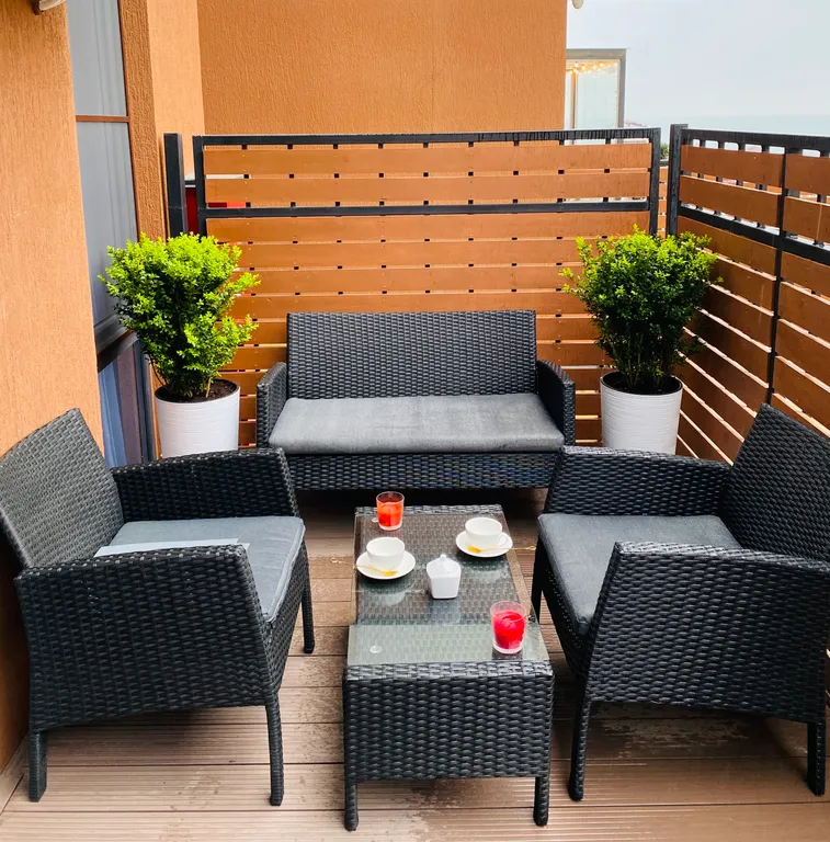 Квартира Квартира Стильная студия с личной террасой — Адлер