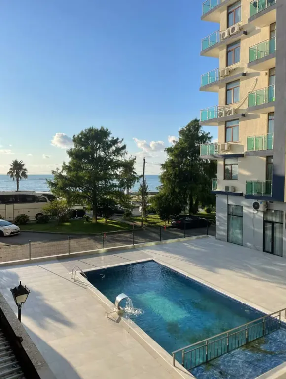 Лимонная видовая студия в 50 метров от моря