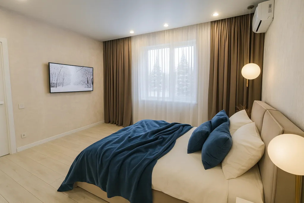 Квартира Уютная квартира в Жигулиной роще возле ТЦ Меганом — Мирное