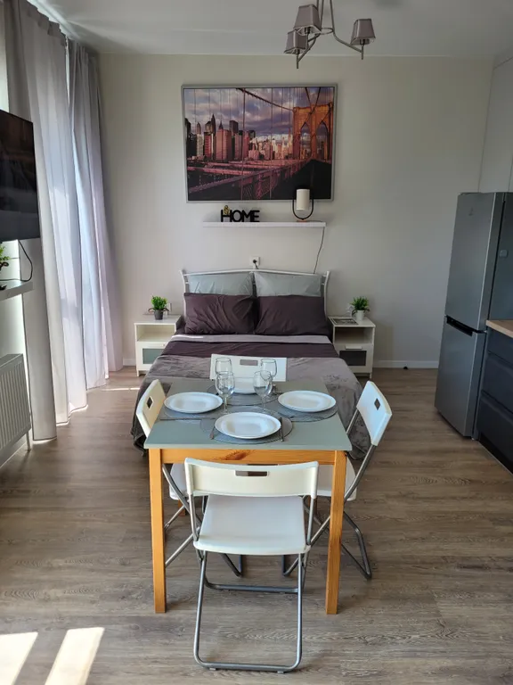 Современная студия у моря с видом на бассейн и горы